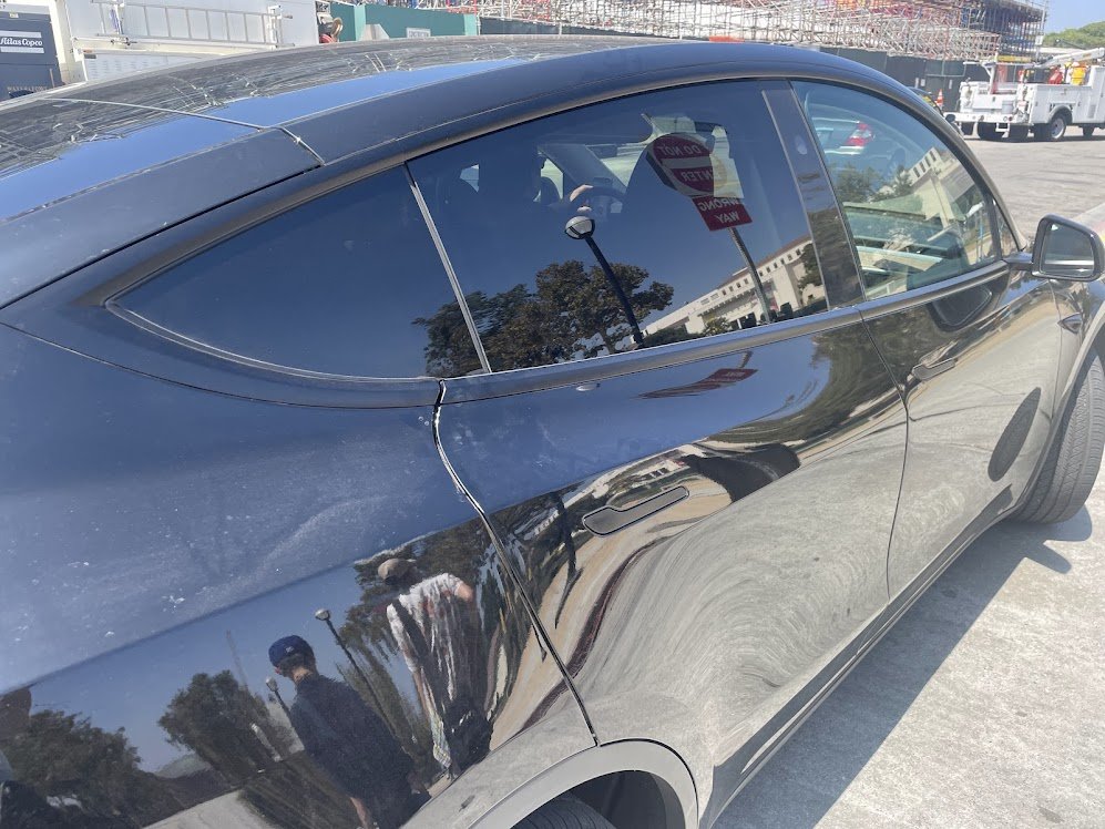 Uberを呼ぶとこのようにTeslaの車が来ることがあります