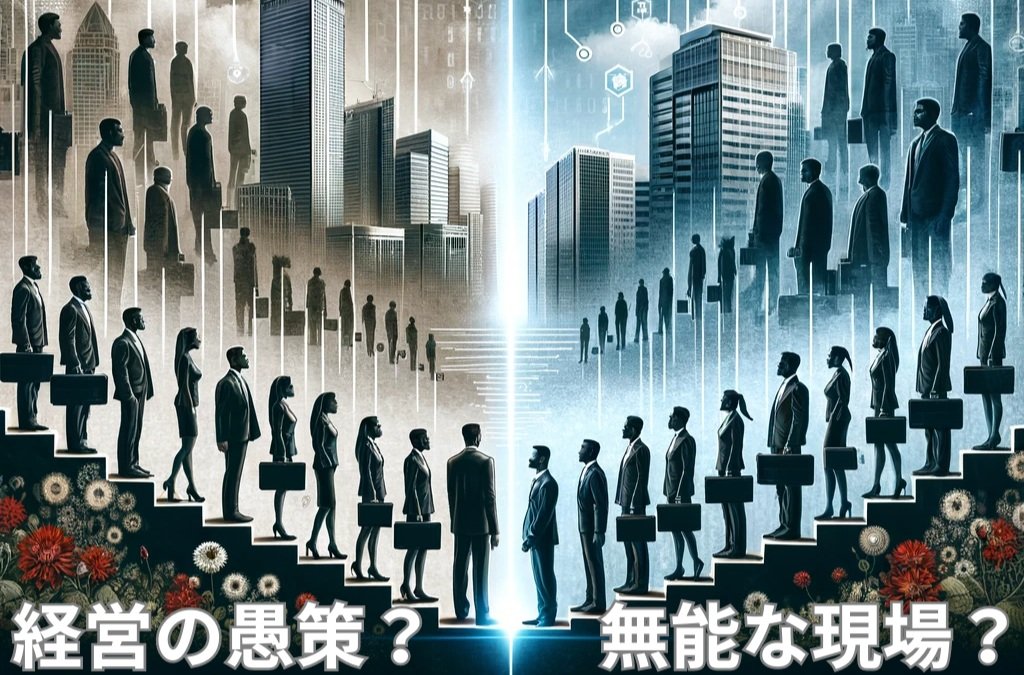 経営と現場が乖離したり、対立する組織